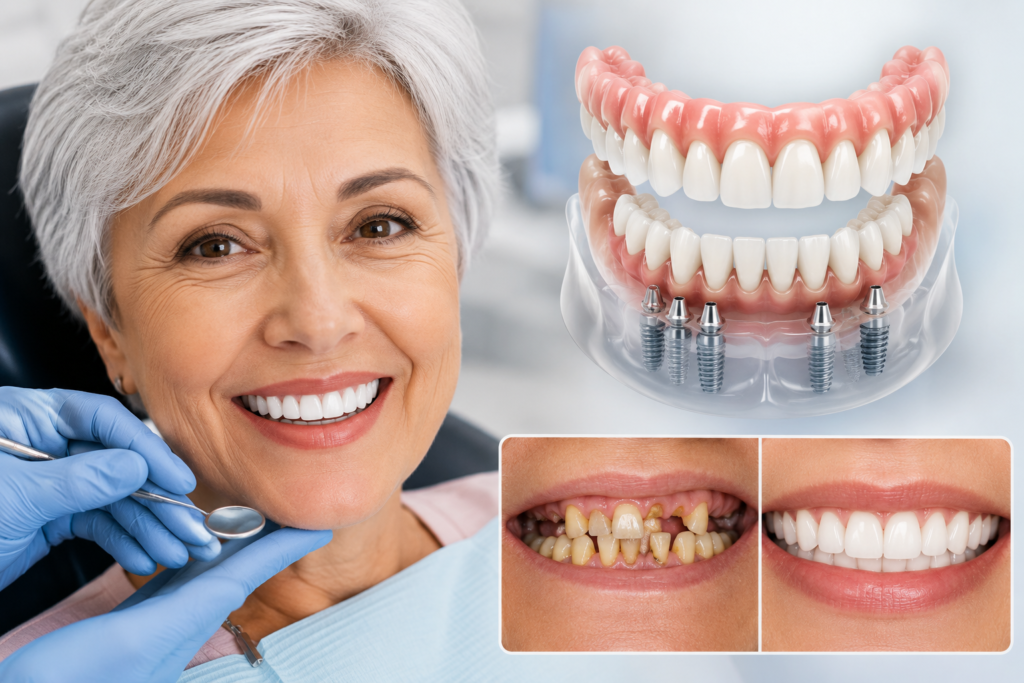 Full Mouth Rehabilitation in Lohegaon, Pune – Complete Smile Restoration at Mankars Dental Clinic & Implant Centre