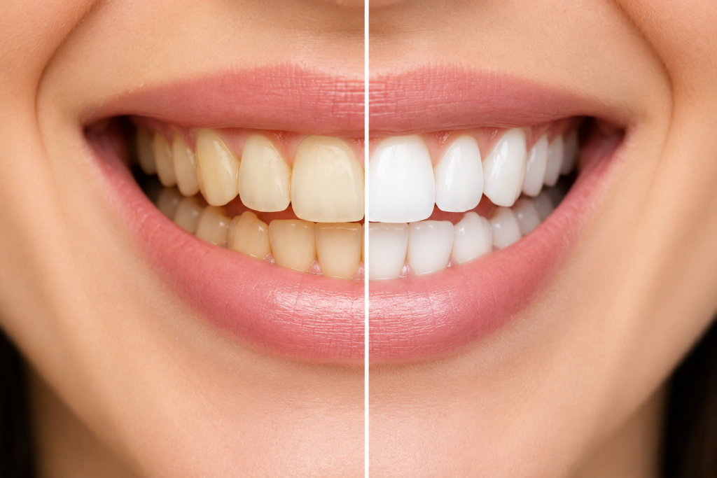 Professional Teeth Whitening Treatment in Lohegaon, Pune – Brighter Smile at Mankars Dental Clinic & Implant Centre